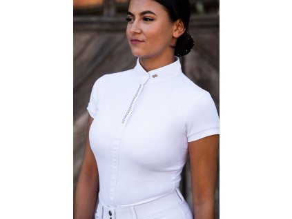 Koszulka konkursowa PerformNow PresTeq, damska, biała