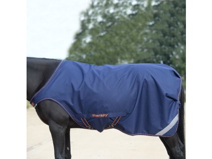 Derka do karuzeli Therapy Bucas, granatowy/pomarańczowy