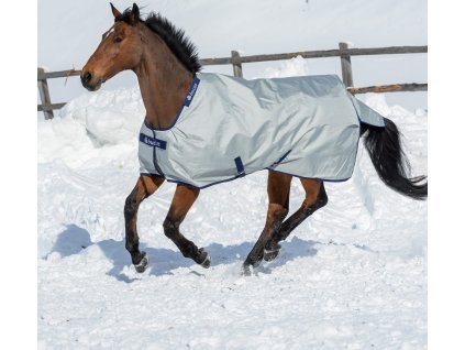 Wodoodporna derka Power Light Bucas, 0 g, kołnierz XL, silver