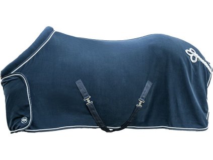 Derka chłodząca HKM, z kołnierzem, deep blue