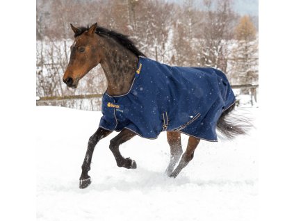 Derka padokowa Irish Bucas, 150 g, navy with navy/gold trim