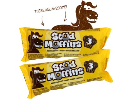 Przysmaki dla koni Stud Muffins, 3 szt.