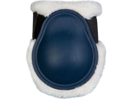 Ochraniacze na pęciny Basic HKM, ze skórą owczą, para, deep blue