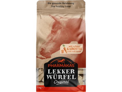 Przysmaki dla koni Pharmakas, 1 kg, smak marchewkowy