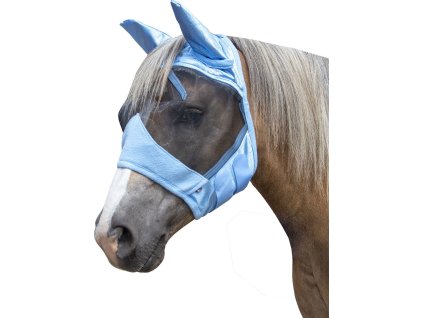 Maska przeciw owadom High Professional HKM, z ochroną uszu, baby blue