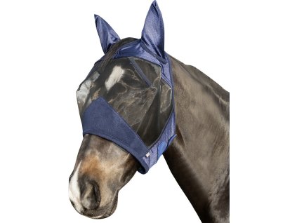 Maska przeciw owadom High Professional HKM, z ochroną uszu, deep blue