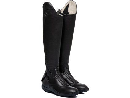 Oficerki jeździeckie Saturn Equestro, szerokość XS, dla dorosłych, czarne
