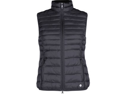 Kamizelka pikowana Lena HKM, damska, czarna