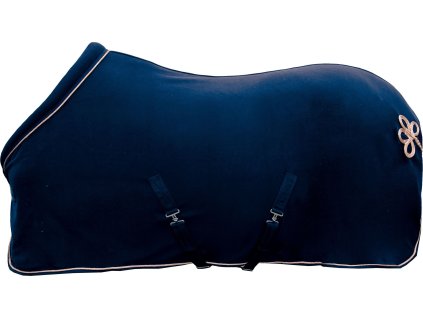 Derka chłodząca Rosegold Glamour HKM, deep blue/rosegold