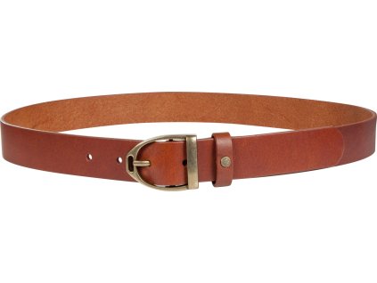 Skórzany pasek Beth HKM, brązowy