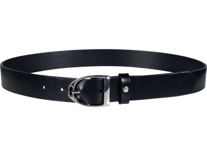 Skórzany pasek Beth HKM, black/silver