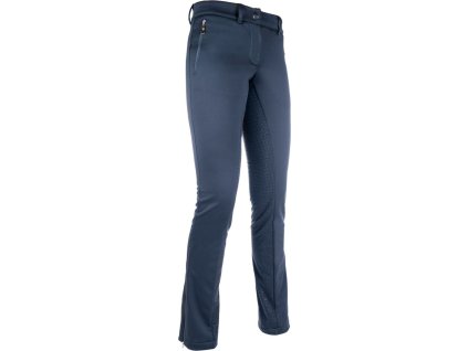 Bryczesy jeździeckie Moena Lauria Garrelli, z pełnym lejem, zimowe, damskie, deep blue