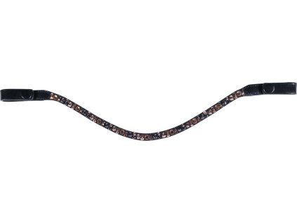 Naczółek Rosegold Glamour Style HKM, black/rosegold