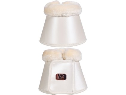 Kaloszki Edinburgh HKM, z jagnięcą skórą, para, vanilla