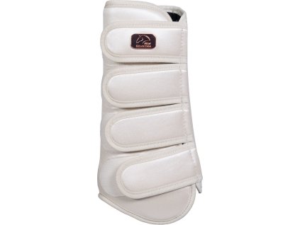 Ochraniacze na tylne nogi Edinburgh HKM, ujeżdżeniowe, para, vanilla