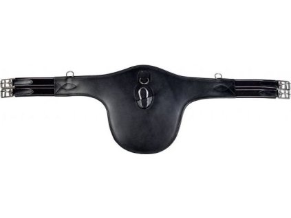 Popręg z fartuchem HKM, czarny