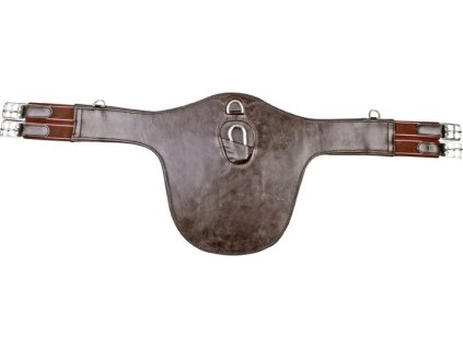 Popręg z fartuchem HKM, brązowy