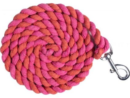 Uwiąz bawełniany HKM, 1.8 m, cranberry/orange