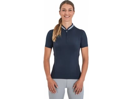 T-shirt Lia Tech BUSSE, damski, dark navy