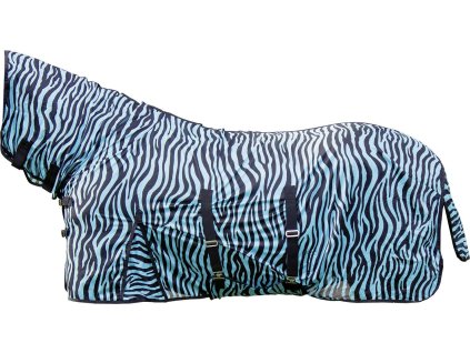 Derka przeciw owadom Zebra Aqua HKM, z częścią na szyję, aqua/black