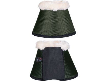 Kaloszki Comfort HKM, ze skórą jagnięcą, para, olive green