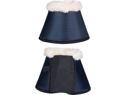 Kaloszki Comfort HKM z futerkiem jagnięcym, para, deep blue