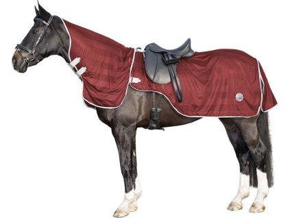 Derka do jazdy HKM, przeciw owadom, z kapturem  wine