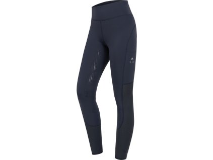 Legginsy jeździeckie Hanna Mesh ELT, z pełnym lejem, damskie, night blue