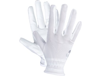 Rękawiczki jeździeckie Sunny ELT, damskie, białe