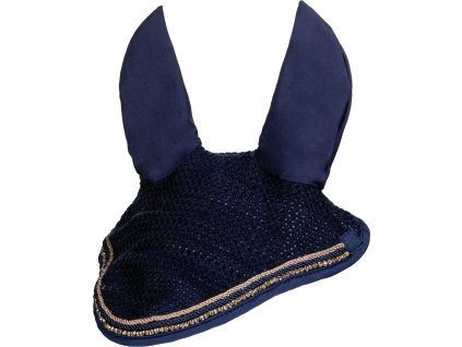 Nauszniki Rosegold Glamour Style HKM, deep blue/rosegold