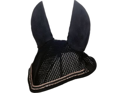 Nauszniki Rosegold Glamour Style HKM, black/rosegold