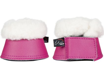 Kaloszki neoprenowe Comfort Shetty HKM, para, z owczą skórą, cranberry