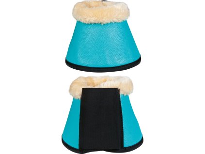 Kaloszki Comfort Premium HKM, z jagnięcą skórą, para, turkusowe