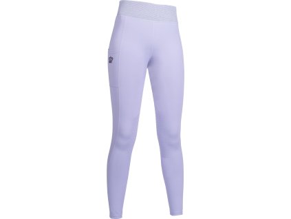 Bryczesy jeździeckie Lavender Bay HKM, z lejem kolanowym, damskie, lawendowe