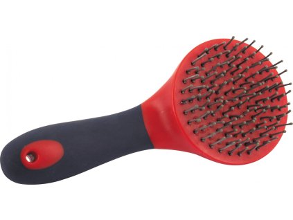 Szczotka do grzywy i ogona Softtouch HorseGuard, czerwono-granatowy
