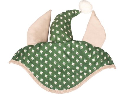 Nauszniki świąteczne Elf QHP, zielony