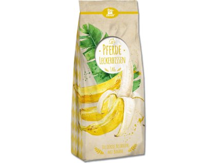 Przysmaki dla koni Derby Waldhausen 1 kg, o smaku banana