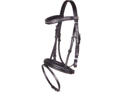 Ogłowie Beli QHP, czarne (Rozmiar MINI SHETTY)