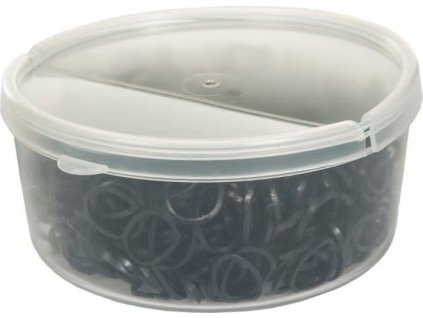 Gumki do grzywy HKM, 500 sztuk, czarne