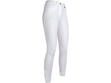 Bryczesy Kate HKM, z lejem kolanowym, białe