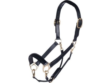 Kantar skórzany Gold HKM, czarny