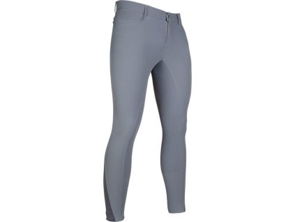 Bryczesy Sportive HKM, z pełnym lejem, męskie, grey