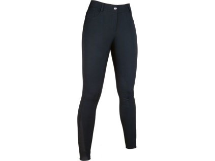 Bryczesy Sunshine HKM, z lejem kolanowym, czarne