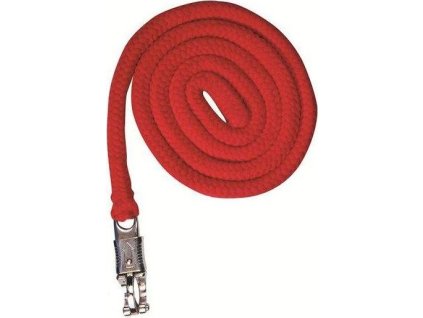 Uwiąz z karabińczykiem antypanik Stars HKM, 1.8 m, czerwony