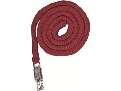 Uwiąz z karabińczykiem bezpiecznym Stars HKM, 1.8 m, ciemnoczerwony
