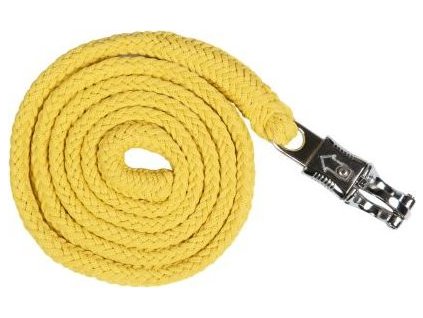 Uwiąz z karabińczykiem bezpiecznym Stars Softice HKM, 1,8 m, neon yellow