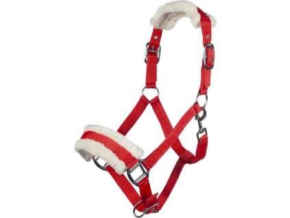 Kantar z jagnięcą skórą Stocklot HKM, red