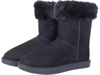 Zimowe buty Davos Fur HKM, czarne