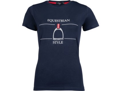 Koszulka Equine Sports HKM, damska, deep blue