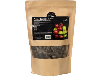 Przysmaki dla koni HKM, 750 g, smak jabłkowy